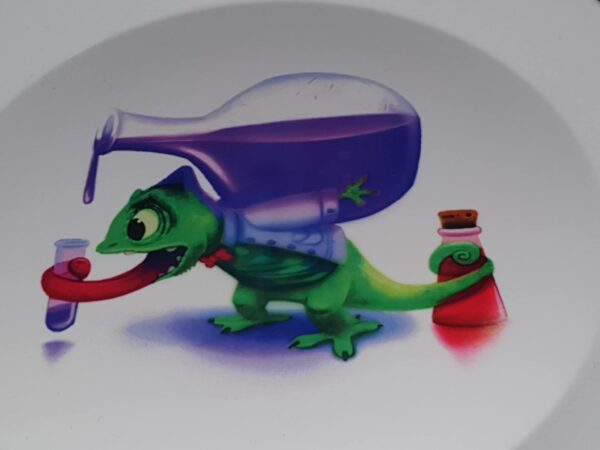 Cé'Fée Main assiette polymère personnalisée enfant ex 1