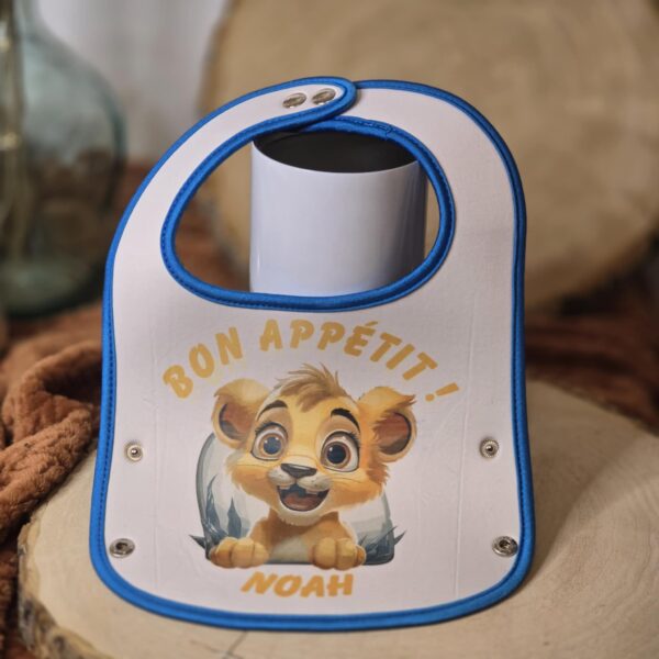 Cé'Fée Main- bavoir d'apprentissage enfant personnalisable 4