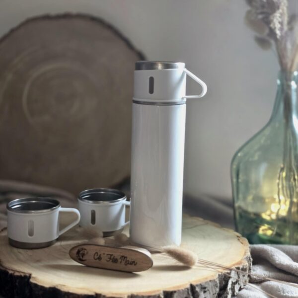 Cé'Fée Main - coffret thermos et 3 tasses